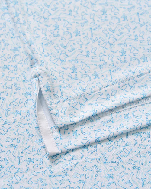 Johnnie-O Performance Jersey Polo - Beach Break