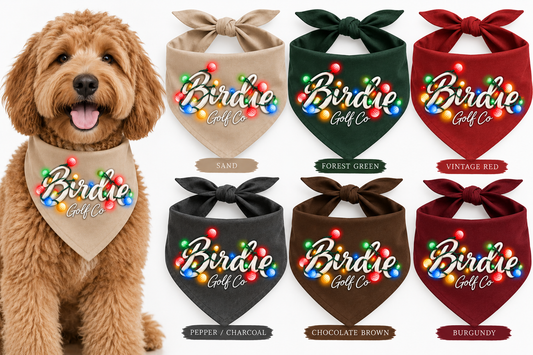 Limited Edition Birdie Golf Co Christmas Pet Bandana