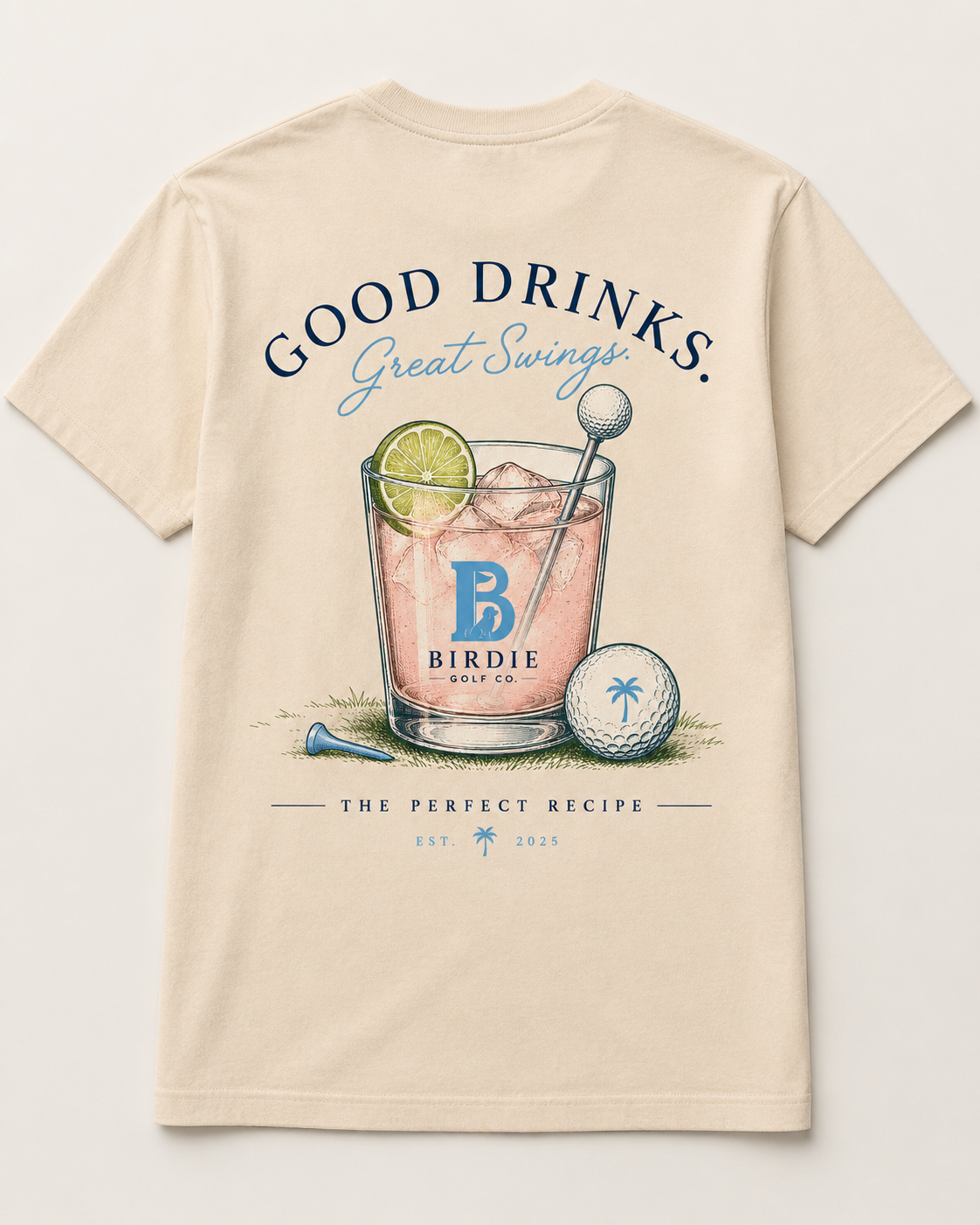 Good Drinks and Good Swing T-Shirt