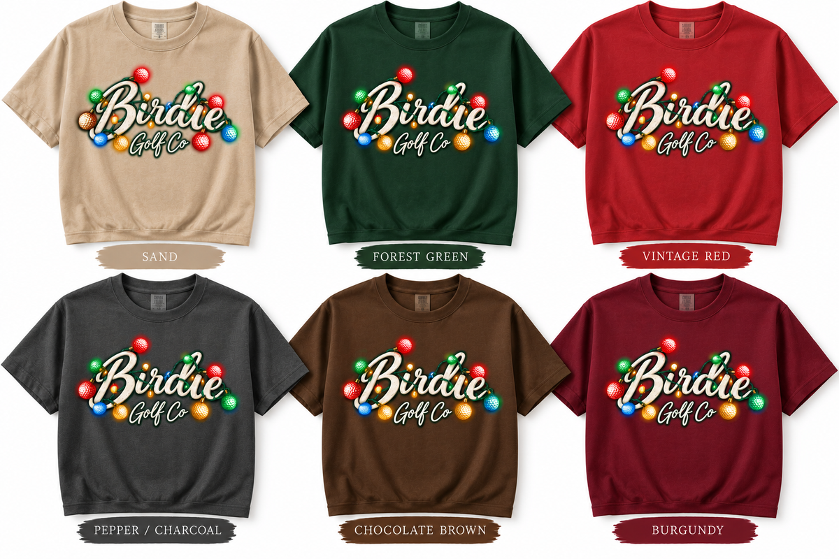 Limited Edition Birdie Golf CO Christmas T-shirt